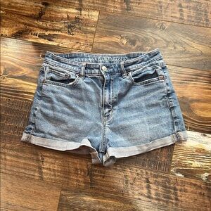 American Eagle Outfitters Women's Classic Blue Jean Shorts